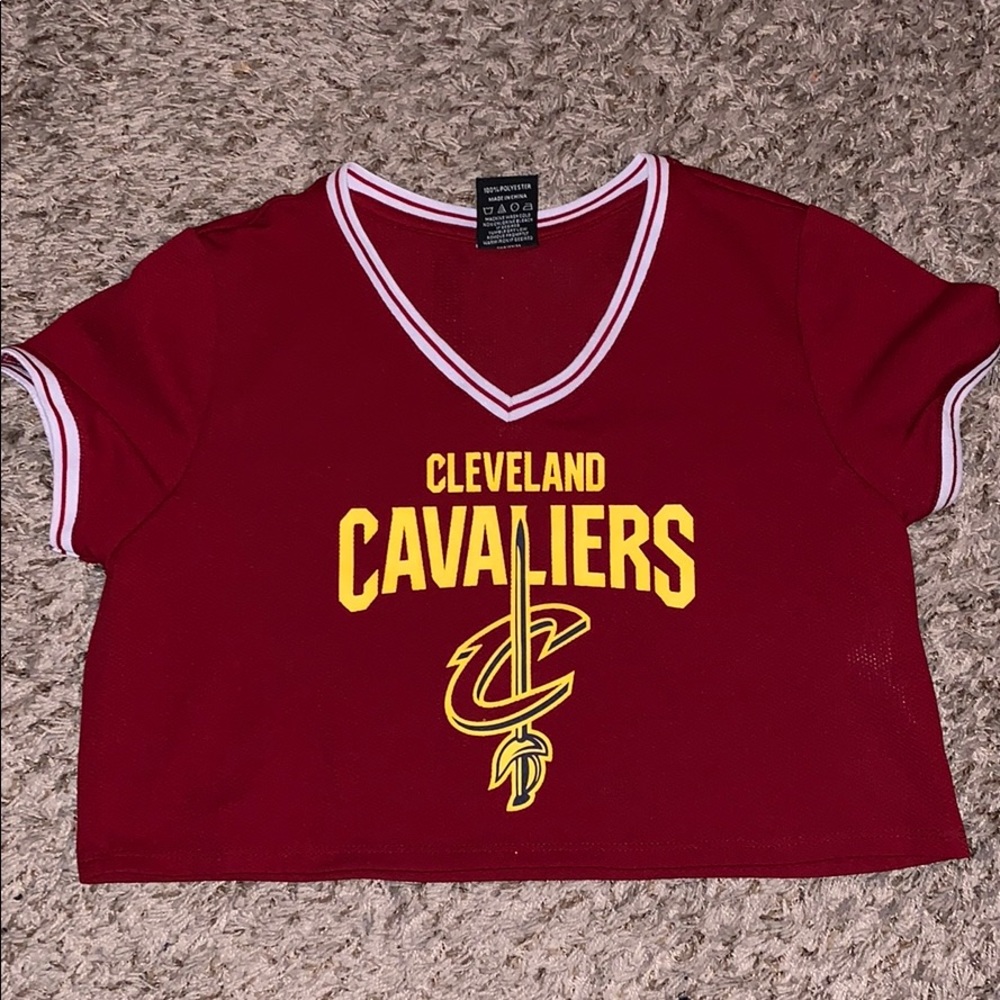 Crop Top Cleveland Cavaliers Jersey